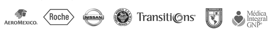 Entrenado y capacitado en Coaching Aeromexico, Roche, Nissan, Grupo modelo, Transitions, Universidad Panamericana, Médica Integral GNP